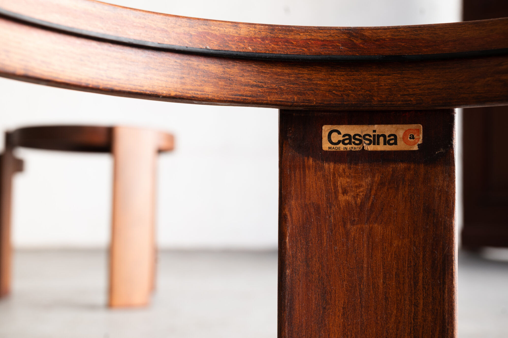 Set of 4 nesting tables by Gianfranco Frattini.