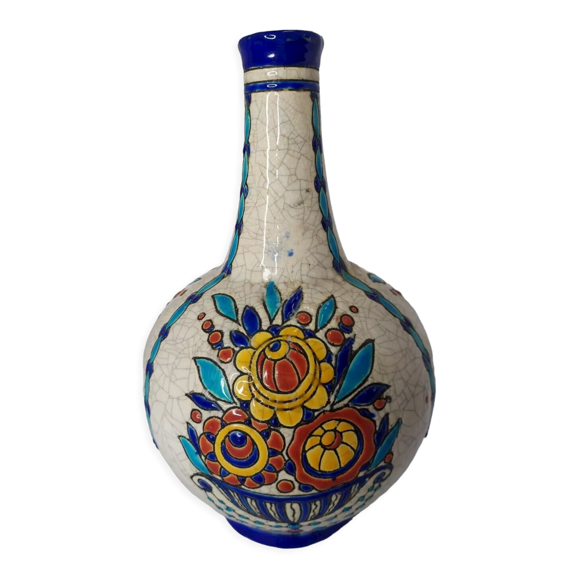 Art-Deco vase- BOCH freres- La Louvière