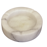 Italian ashtray in Carrara marble