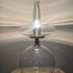 Vintage blown glass lamp from the 70s