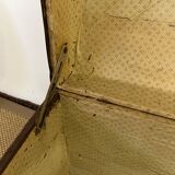 Antique wooden trunk