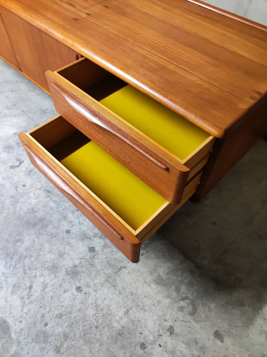 Vintage Scandinavian teak sideboard