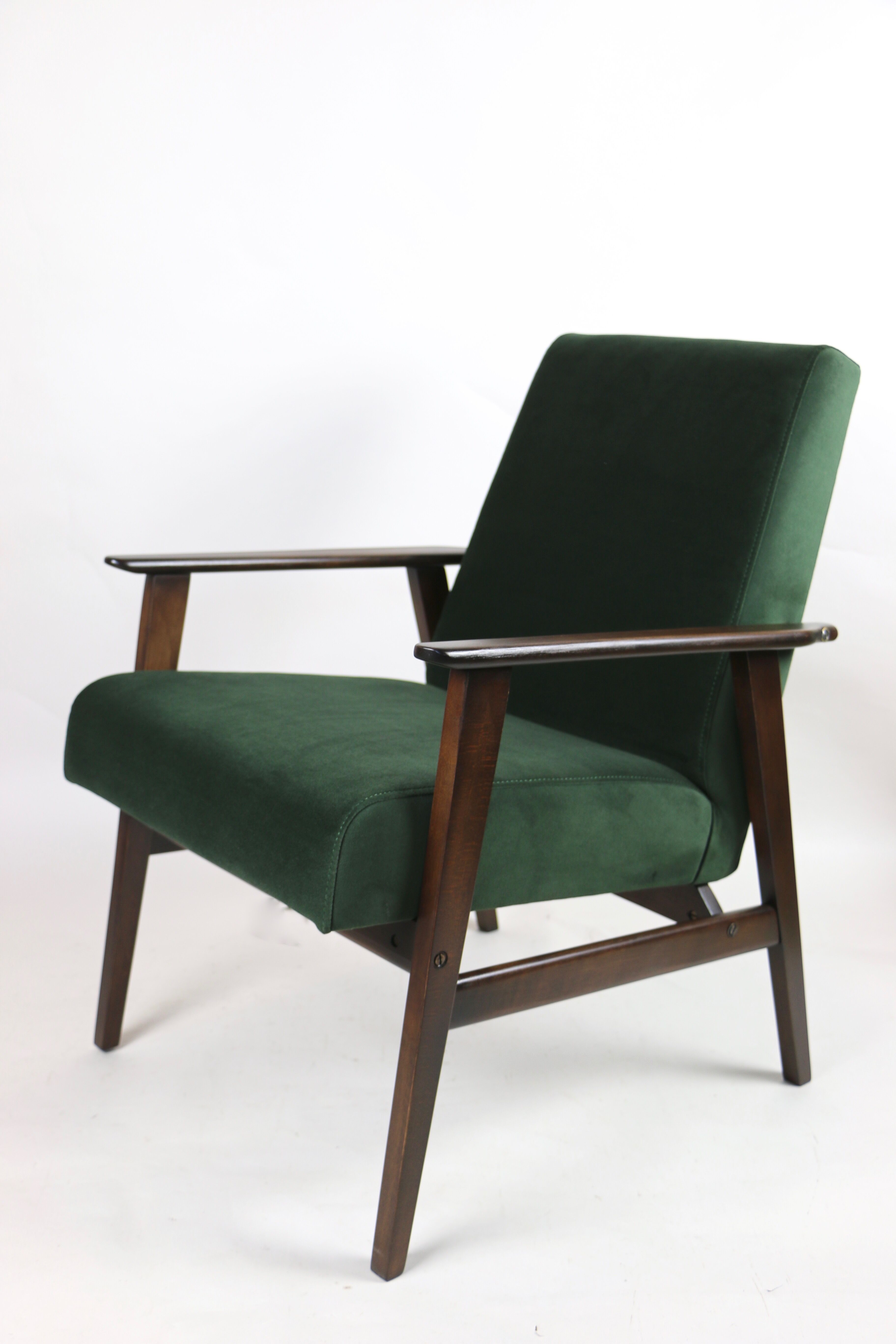 Fauteuil vert années 1970