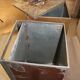 Pair of old coffee silos, coffee bean dispenser