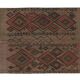 Vintage Turkish kilim handwoven 159x185 cm