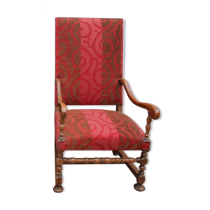 Fauteuil grand père recouvert