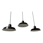 Enameled sheet metal lamps