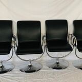 Set of 4 Tonon swivel chairs