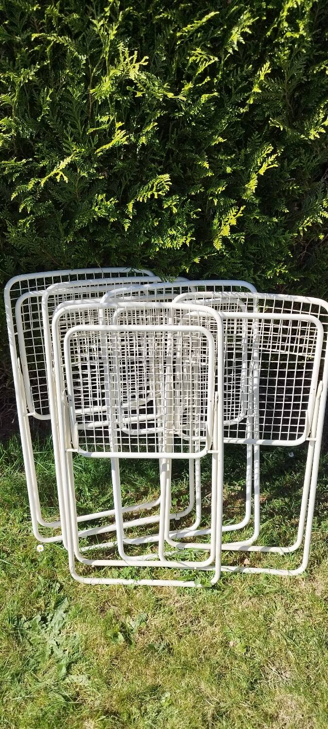 5 folding chairs Ted Net Niels Gammelgaard Ikea 1970