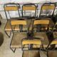 Set of 13 stella school chairs