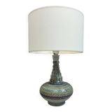 Glazed ceramic table lamp