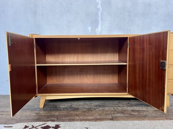 Enfilade vintage en frêne – style scandinave