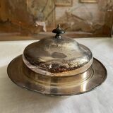 Cloche métal argenté