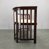 Josef Hoffmann Attributed Beech Sofa, Vienna Secession, 1920s