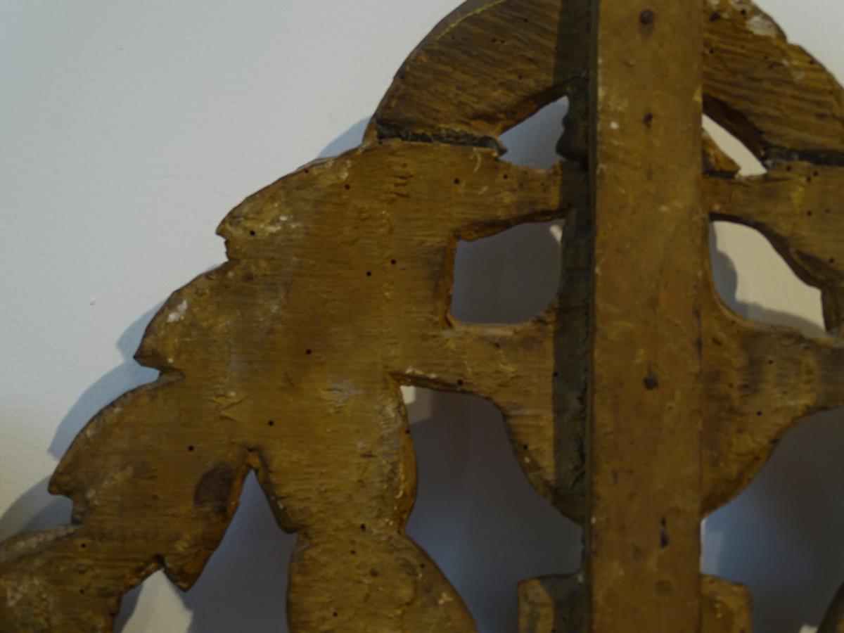 Mirror period gilded wood Louis XVI 57x105cm