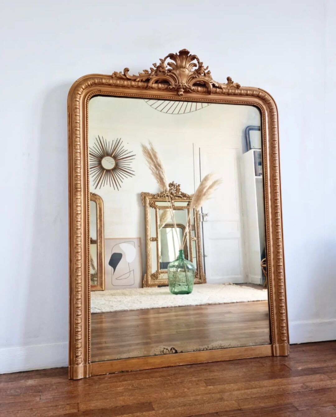 Old mirror Louis Philippe