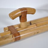 Rattan coat rack 1970