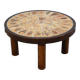 Small Salon Table in Ceramic by Vallauris, signed R.Capron, Collection Les Herbiers - 1960