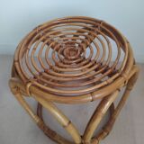 Vintage bamboo stool