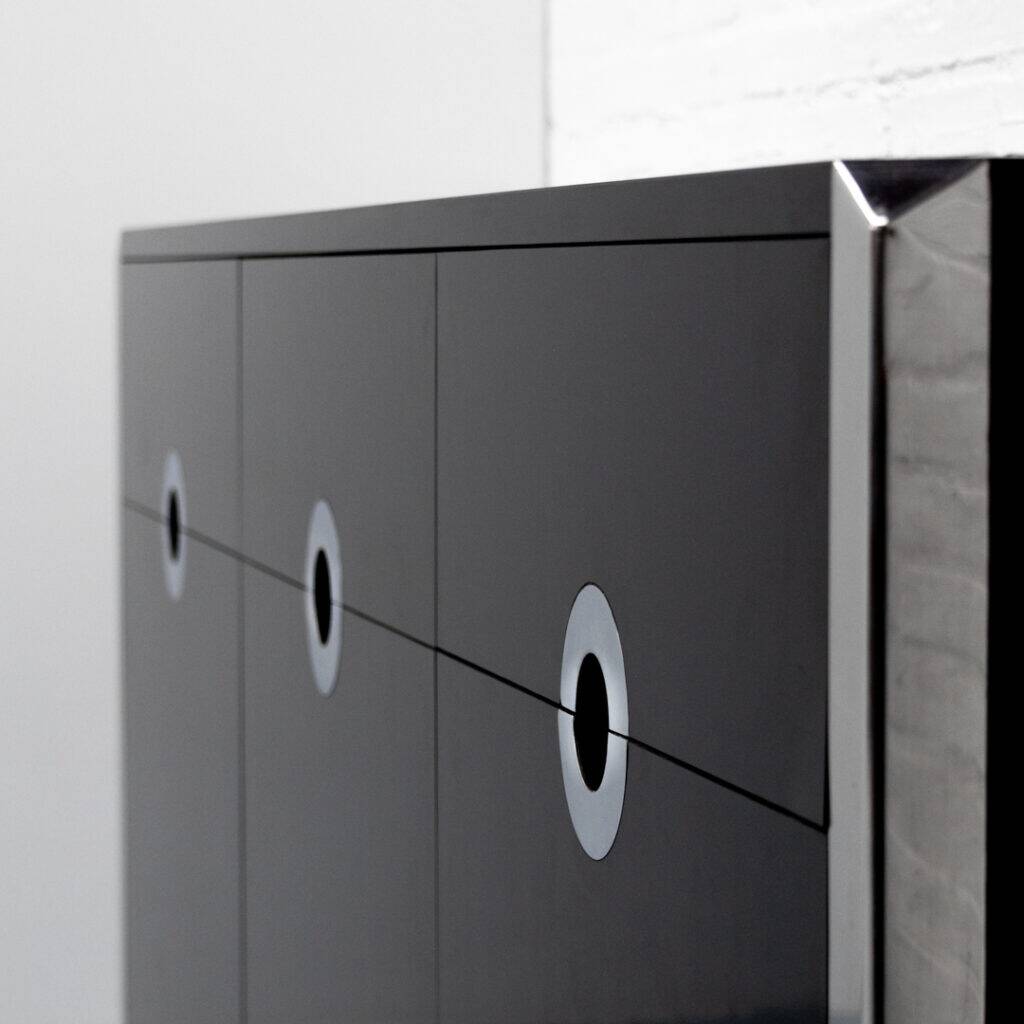 Italian Alveo Sideboard by Willy Rizzo 1970s