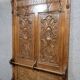 Renaissance style coat rack in carved walnut, 19th century