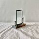 Art Deco photographic frame in marble and glass
