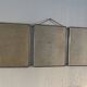 Vintage mirror 1960 triptych barber Arpin hairdresser - 34 x 88 cm