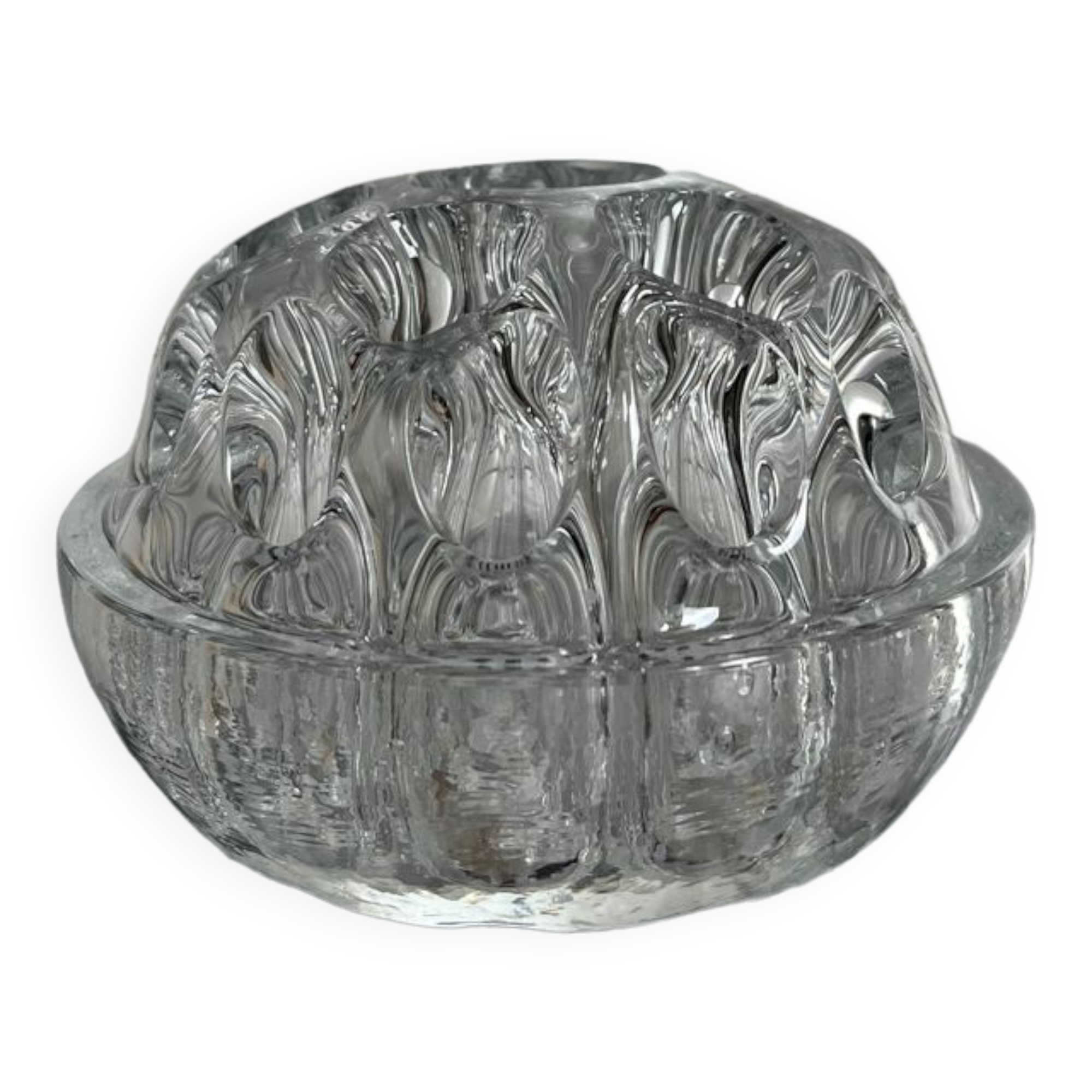 Vintage glass flower pick