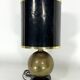 Vintage Brass sphere table lamp. Italy 1970s