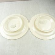 Lot of 2 plates with footouche décor Selestat, Schlettstadt, from Sarreguemines