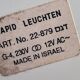 Modernist lamp Made in Israel