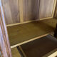 Armoire bois vintage art déco miroir