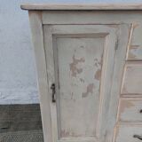 Parisian buffet, chippy paint effect