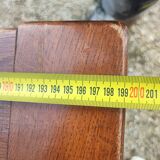 Solid oak farmhouse table full top