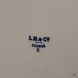 LM & Cie 19th century plate