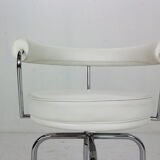 Charlotte Perriand, Le Corbusier “LC7” Swivel Chair for Cassina, 1927, Italy