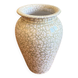 Emerald-colored enameled vase