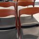 Set of 4 vintage Scandinavian teak chairs from the 1970s