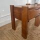 Paire de tables de chevet en orme maison regain 1970