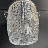 Crystal and chrome metal cooling bucket