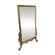 Antique mirror above a chest of drawers or between two windows, carved wood, 18th century
