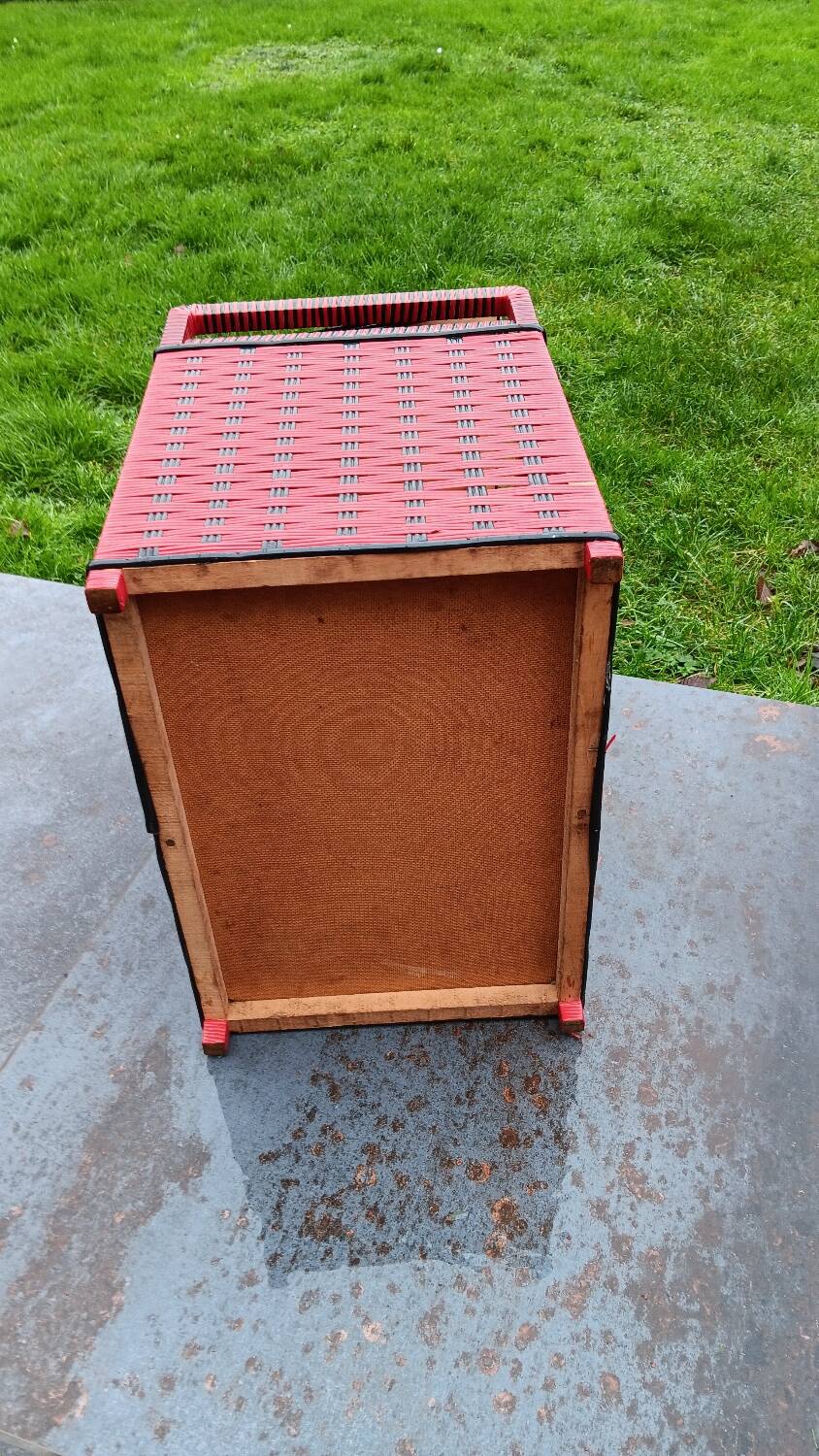Vintage storage chest or laundry basket