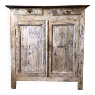 Buffet de campagne en bois patiné