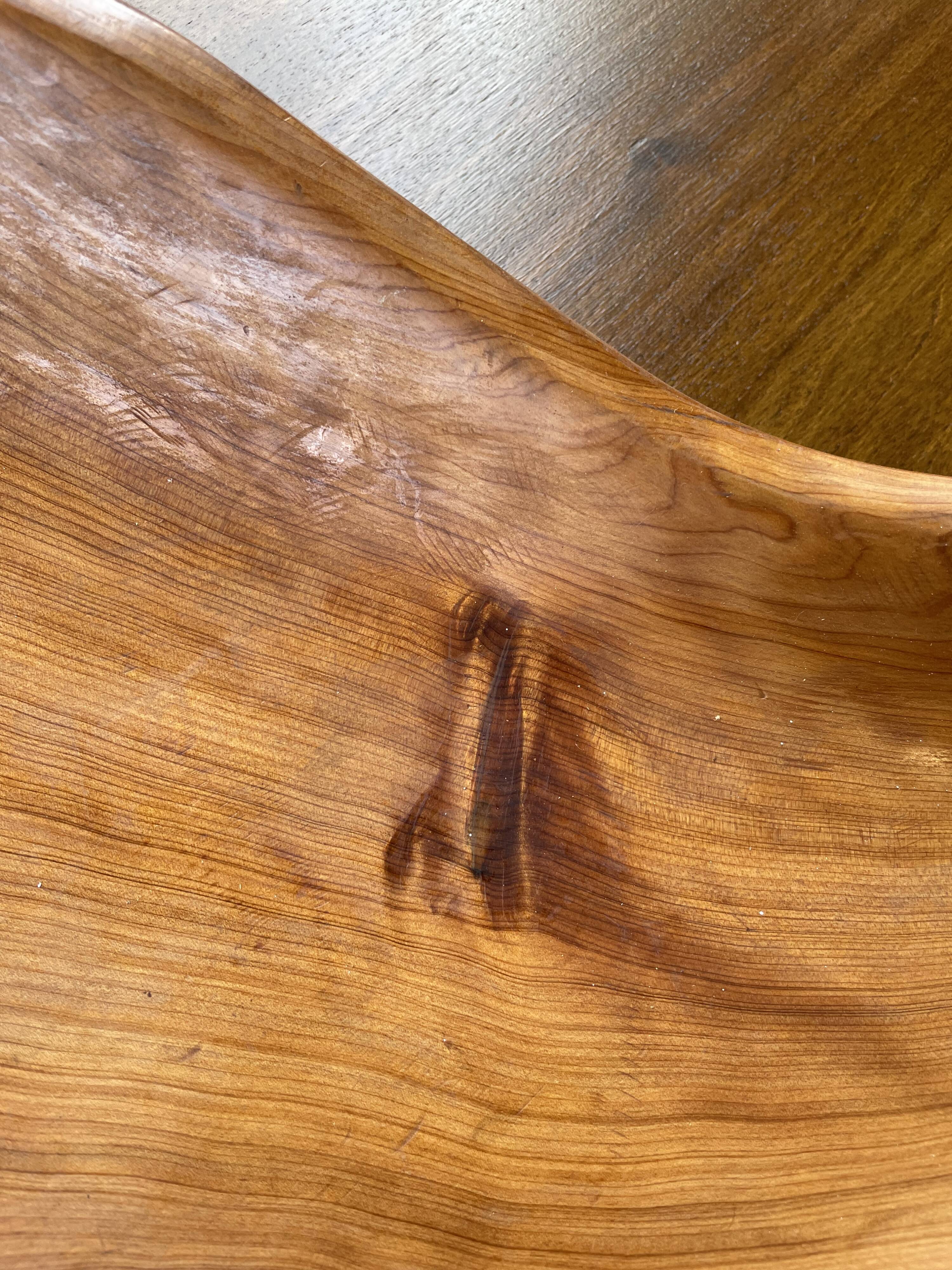 XL thuja root wooden dish