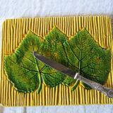 Very pretty cheese platter or trivet from Vallauris in very good condition