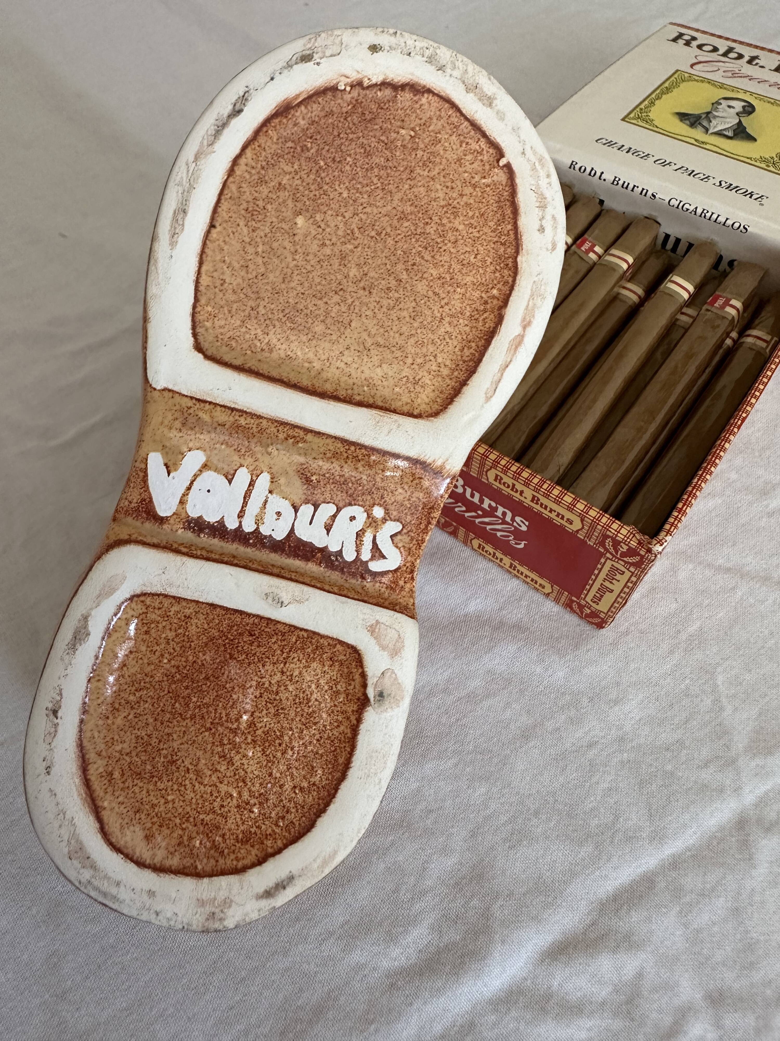 Ceramic cigar ashtray from Vallauris