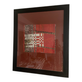 Large frame, wood, Brigitte Mahon.