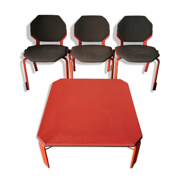 Coffee table by hartmut s. engel for fröscher, circa 1980.