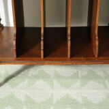 Louis XVI style music cabinet display case in 20th century walnut
