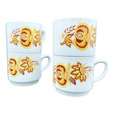 Lot de 4 tasses vintage